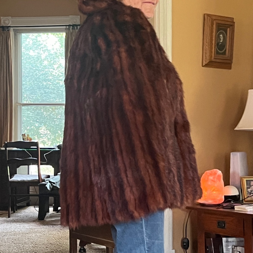 Vintage fur cape